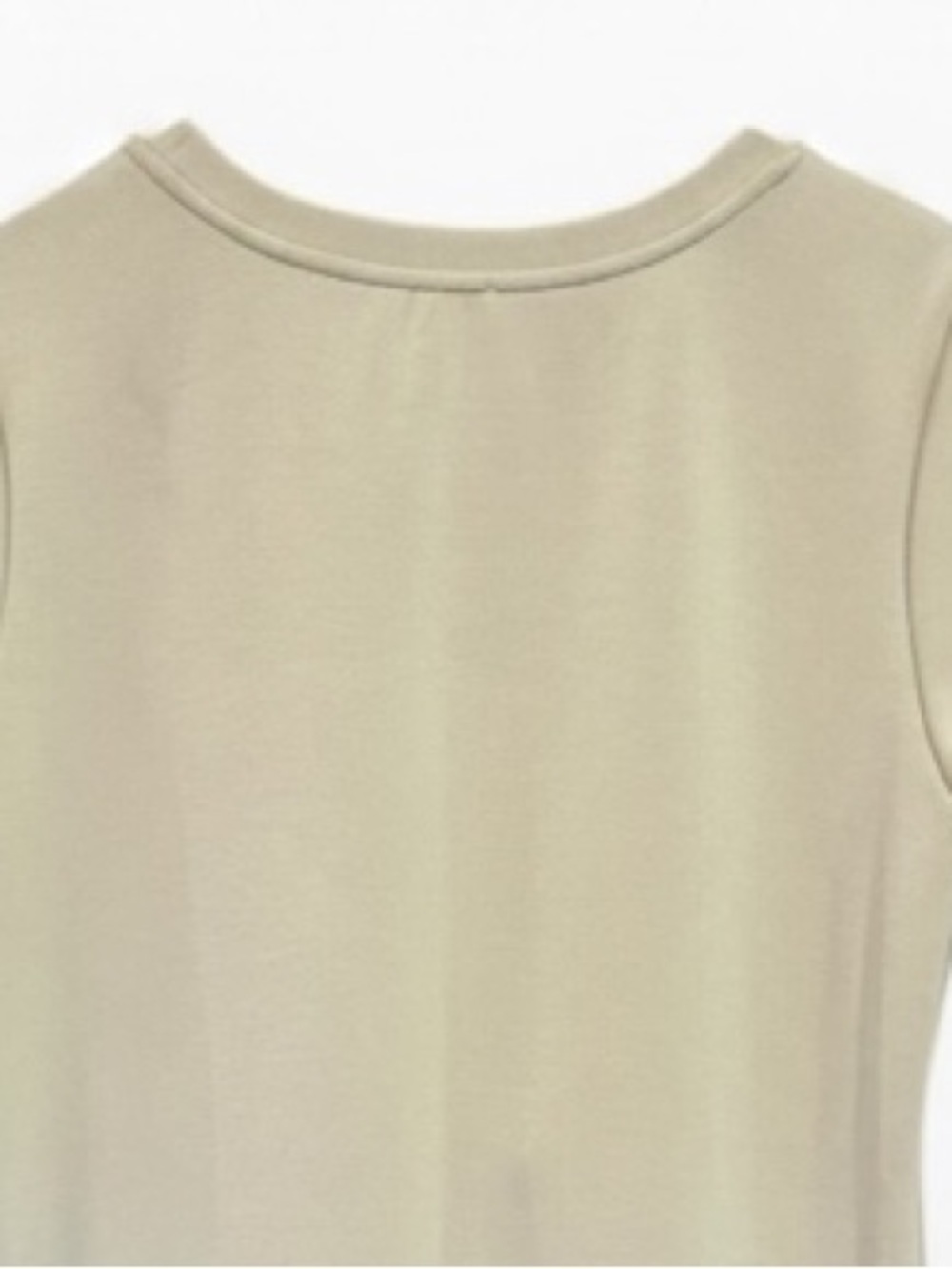 P Cill Butter Taupe Modal Etta Short Sleeve Crew Neck Dress Women’s Size Large - Picture 7 of 9